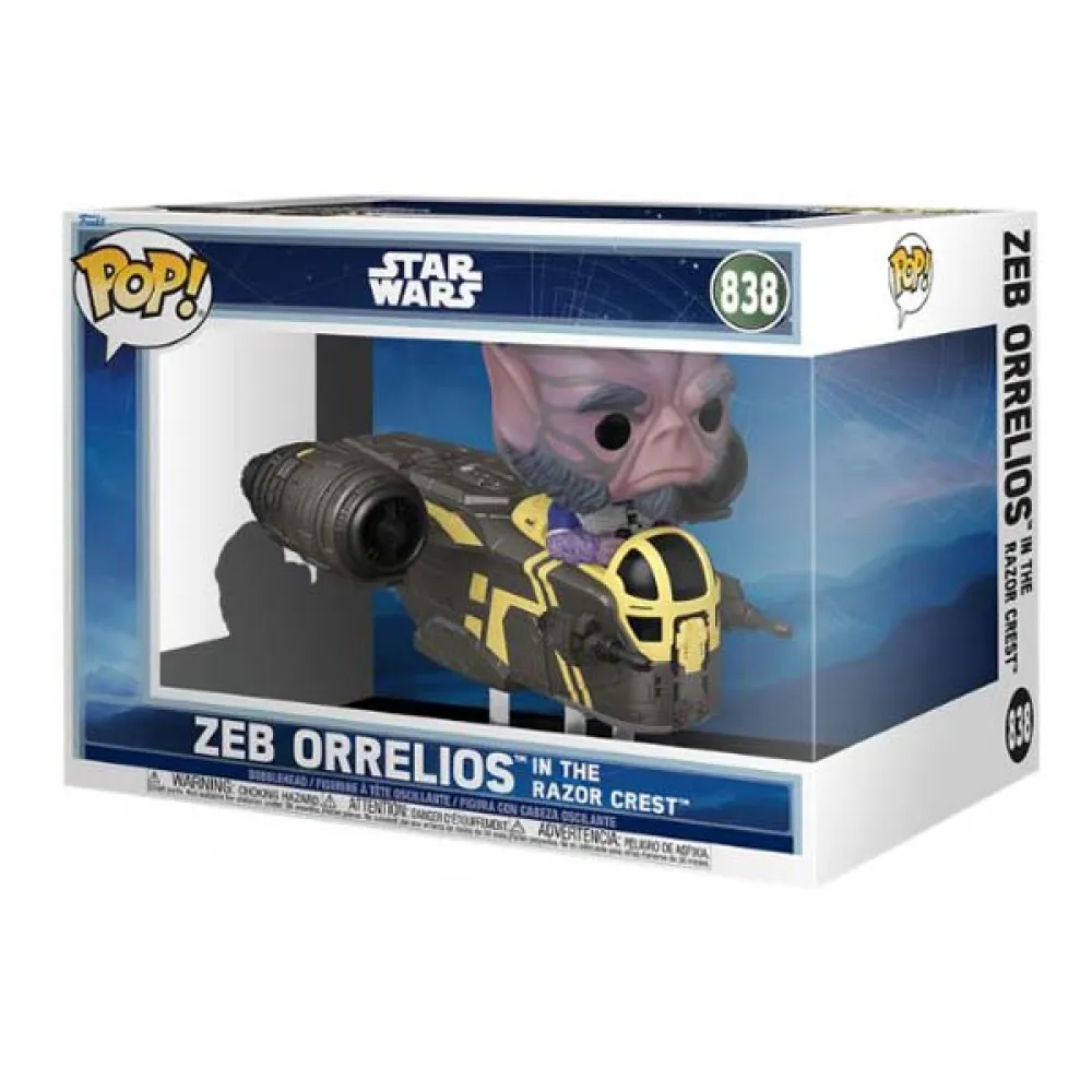 Funko Rides Deluxe: Star Wars: The Mandalorian & Grogu-Zeb Orrelios (Razor Crest) figure