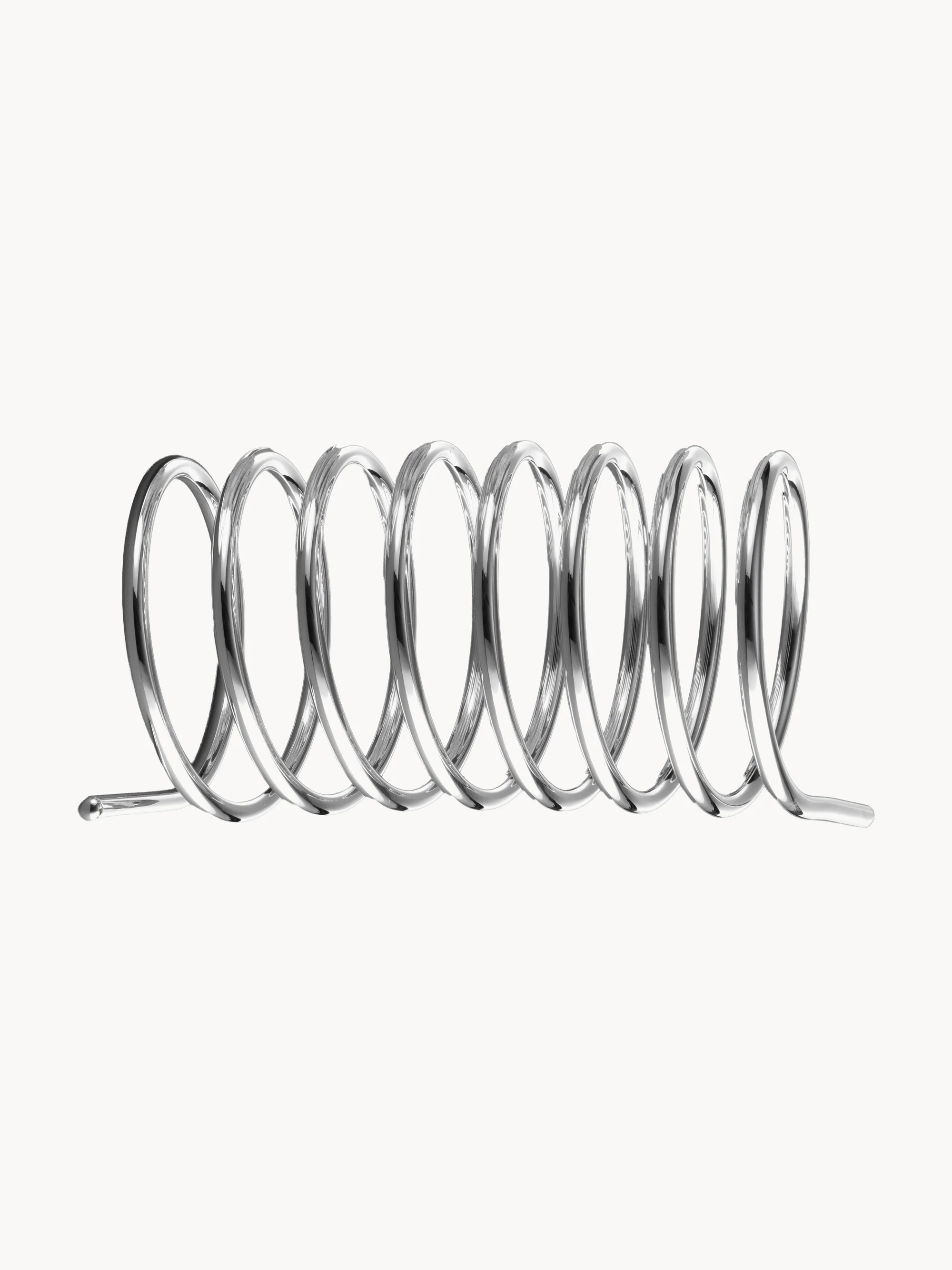 Handgefertigter Toast-Halter Giacomo, versilbert