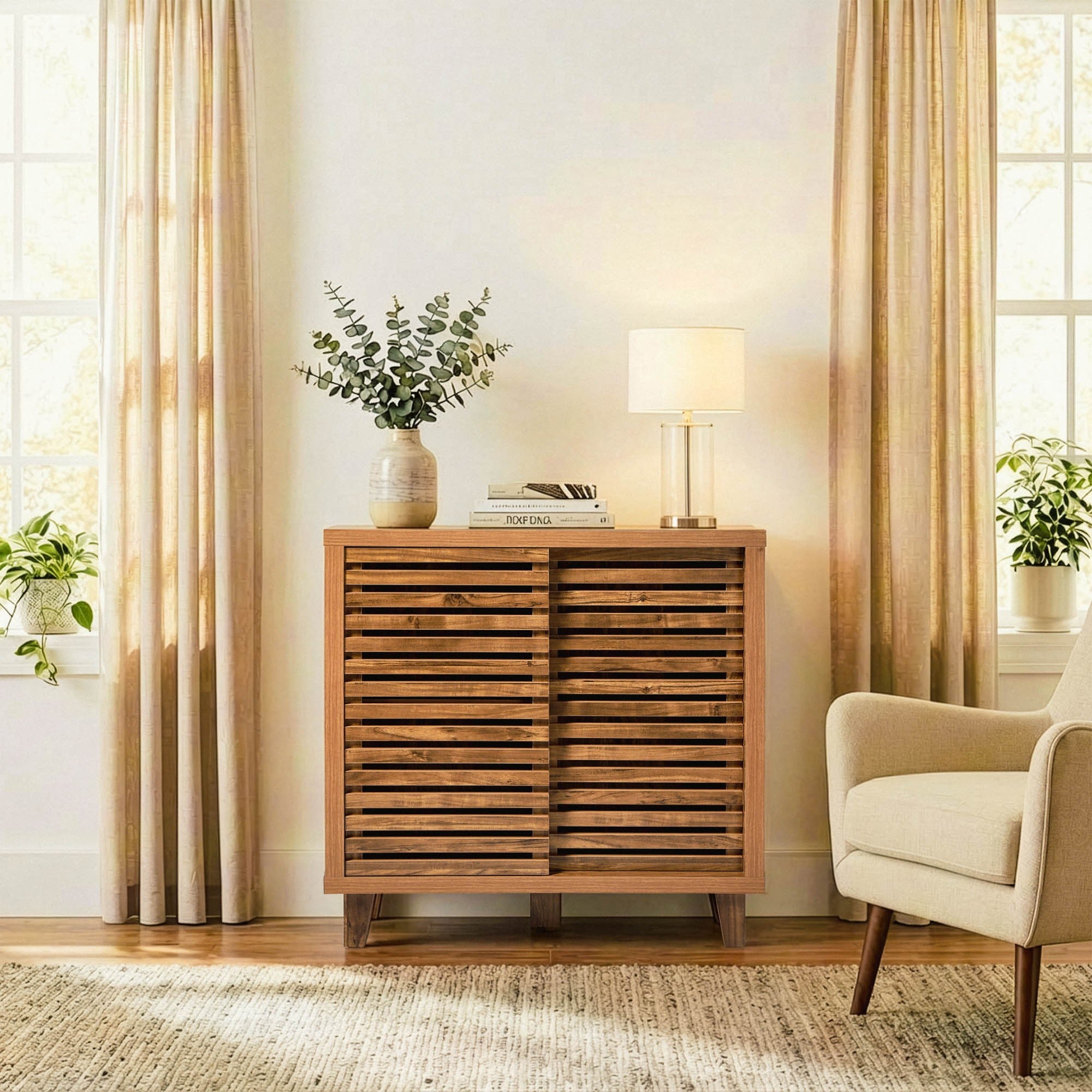 Calicosy - LIAM Buffet - B80 cm - Donker hout