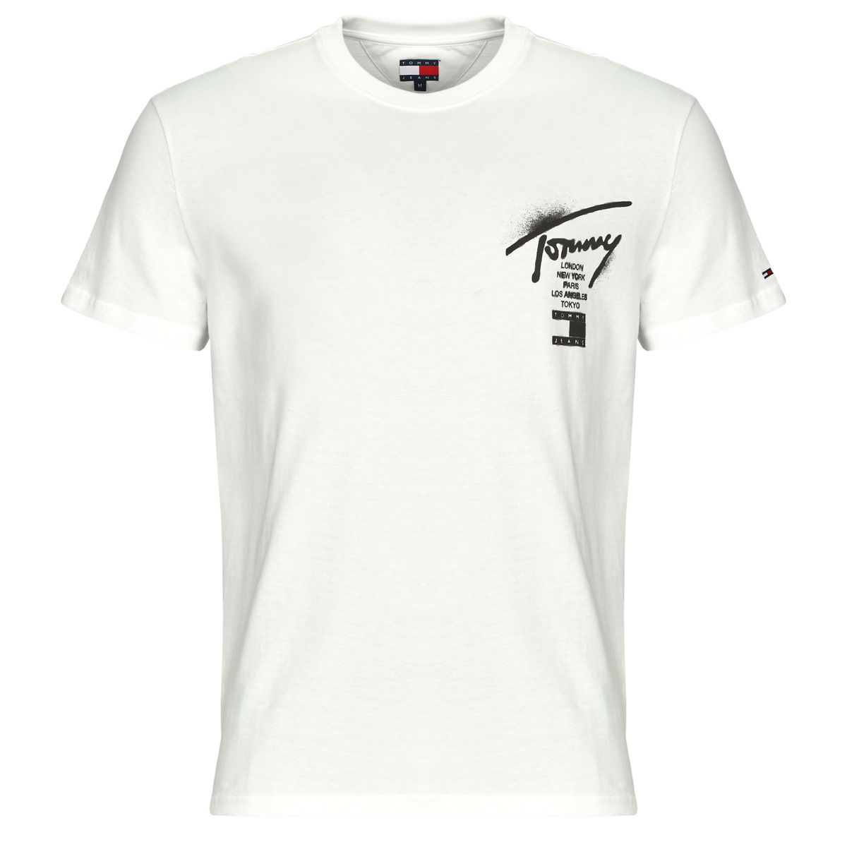 Tommy Jeans - TJM REG CITY SIGN SS TEE EXT - White
