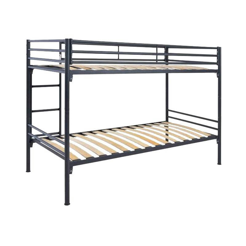 - Lit superposé en métal kit lattes 90 x 200 cm