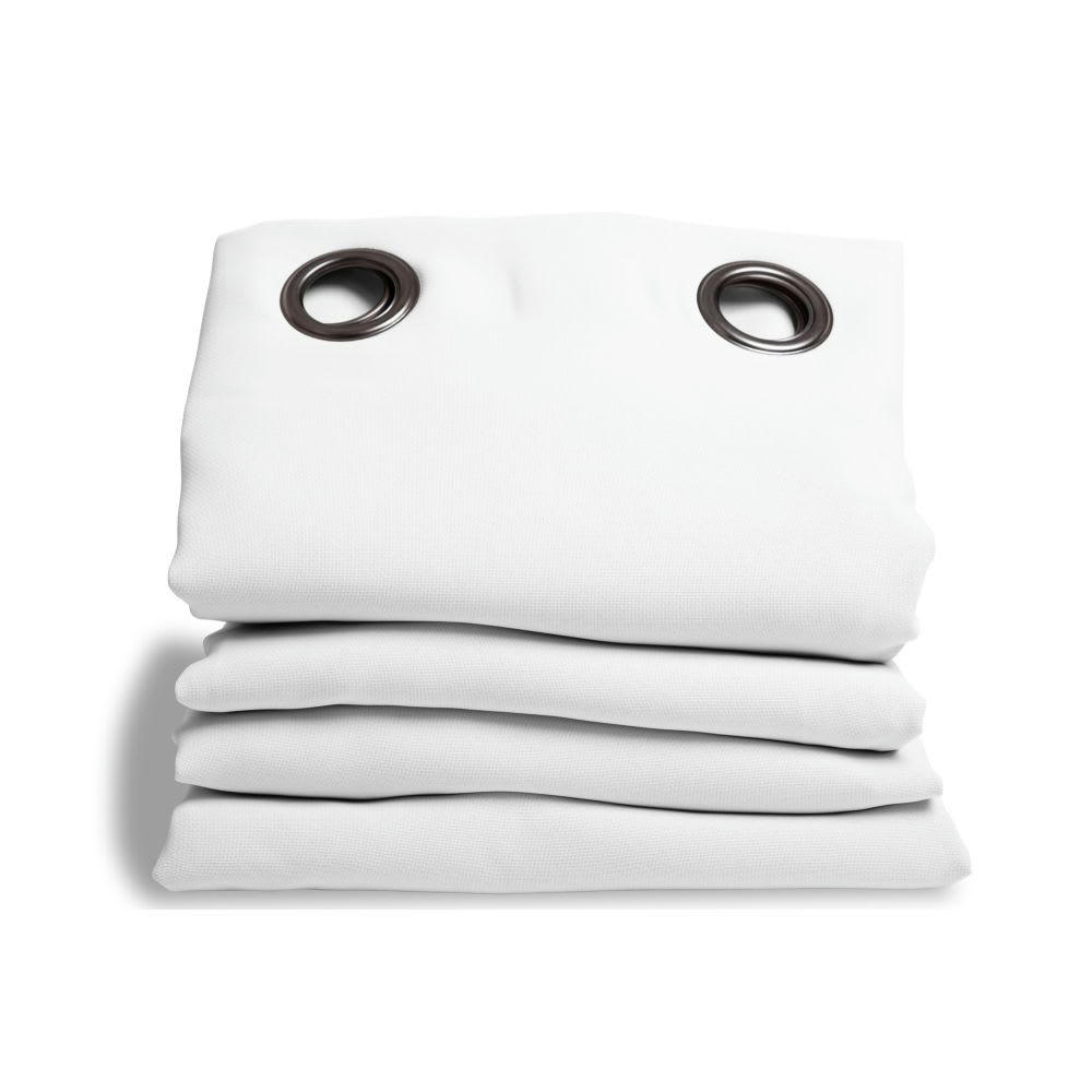 - Rideau séparateur pièce phonique thermique occultant blanc 140 x 250