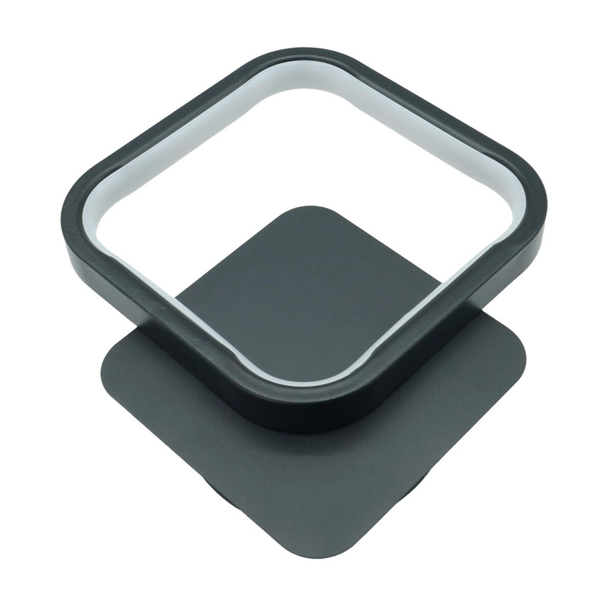 Kinkiet Cloverczarno-biały LED 1x12W 1200lm wym:22x22x5,5cm IP20 IdeaLED