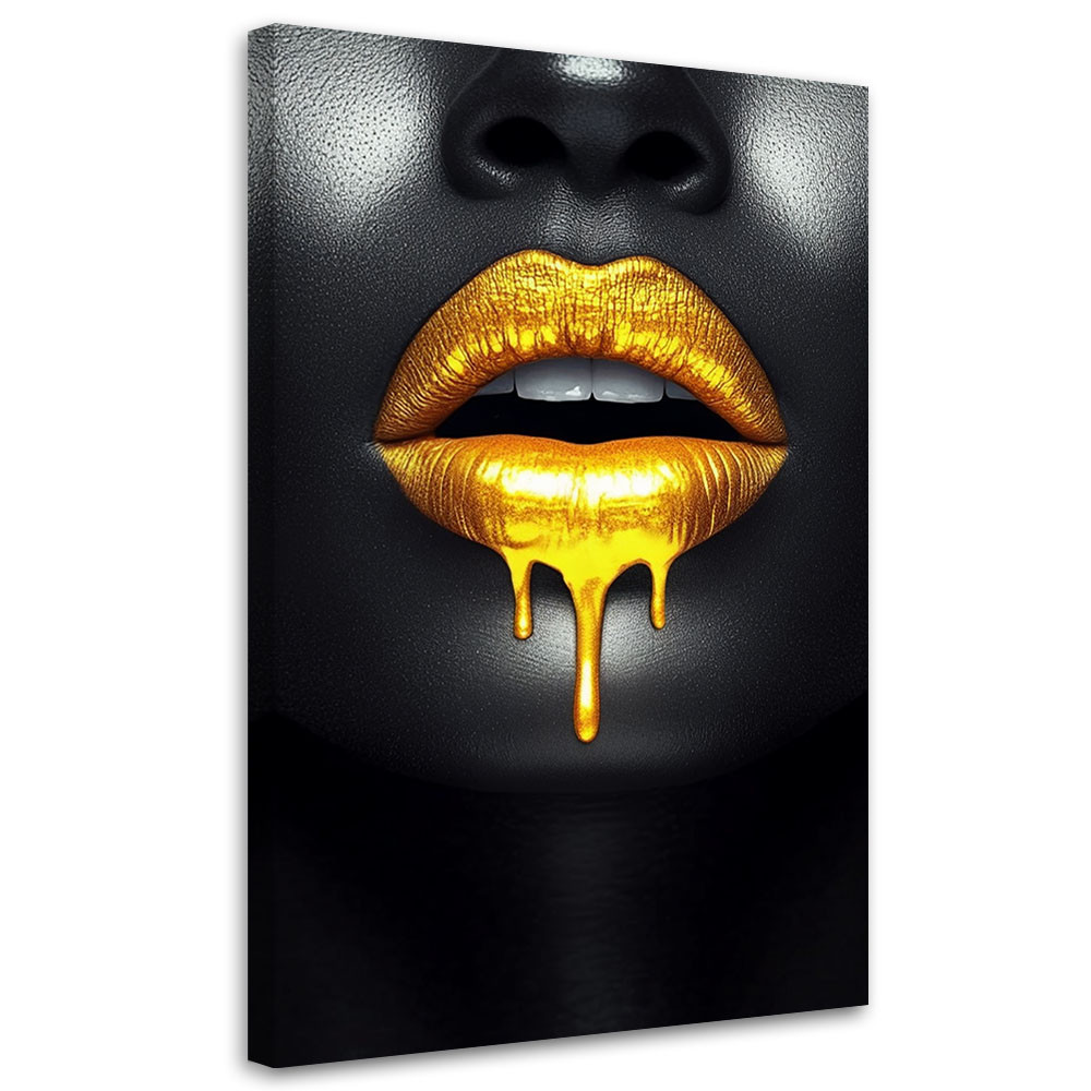 Feeby Obraz do salonu, Kobieta Złoto Glamour 40x60