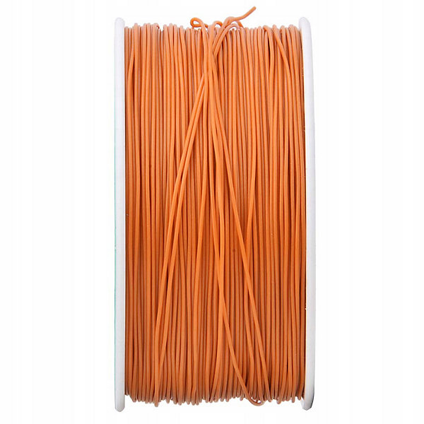 Fil électrique Kynar AWG 30 0,25 mm - 200 m, Cuivre étainé,0,6 mm, Basse Tension, Isolation PVC Orange