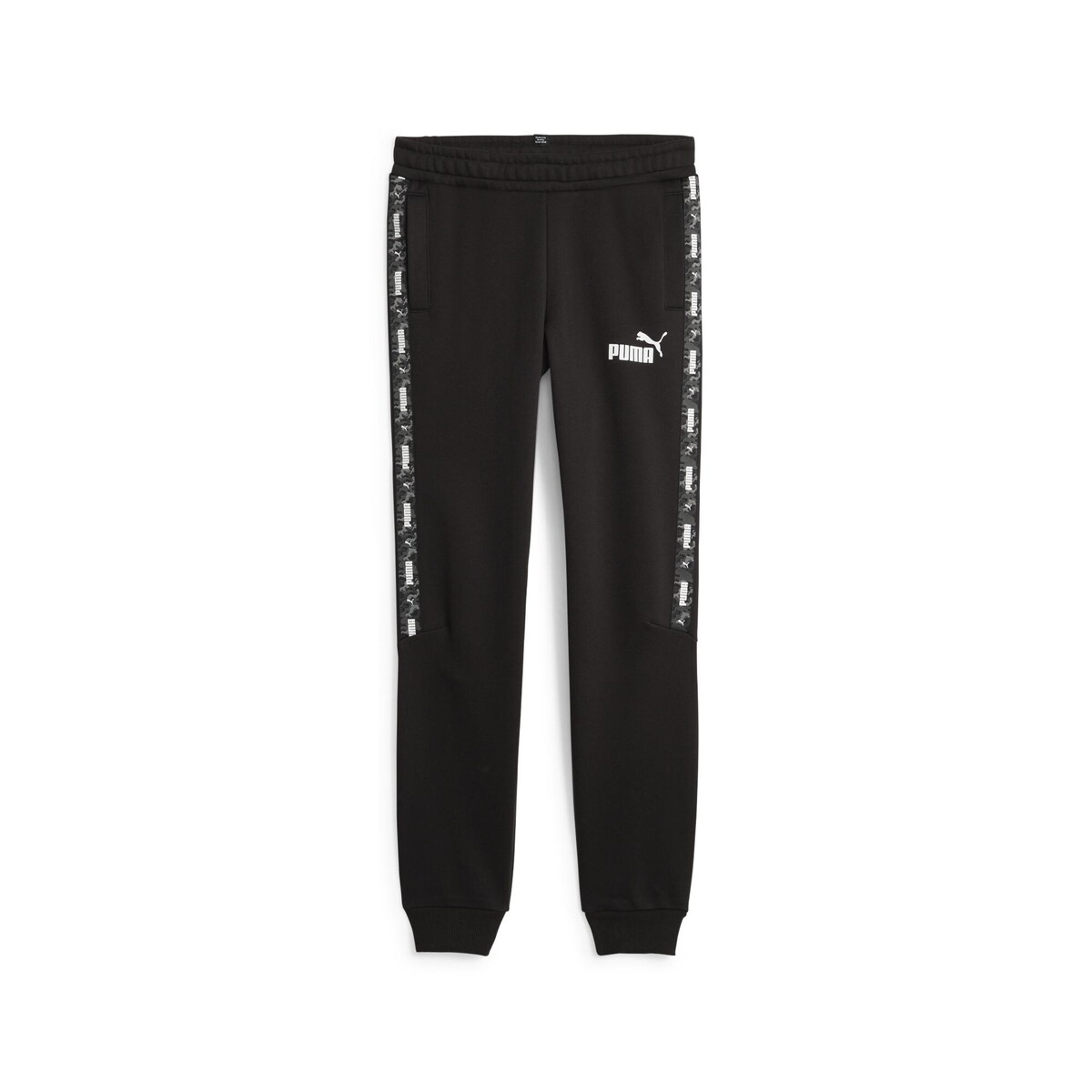 Puma - ESS TAPE CAMO SWEATPANTS FL B - Black
