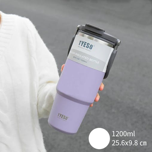 NNEOBA Vacuum Insulated Tumbler Stainless Steel with Handle