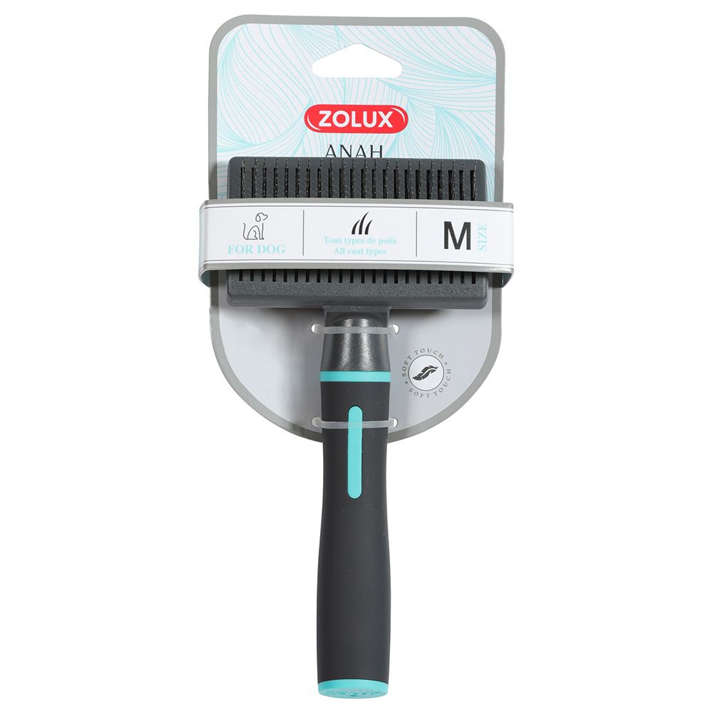 Zolux Anah Retractable Slicker Dog Brush