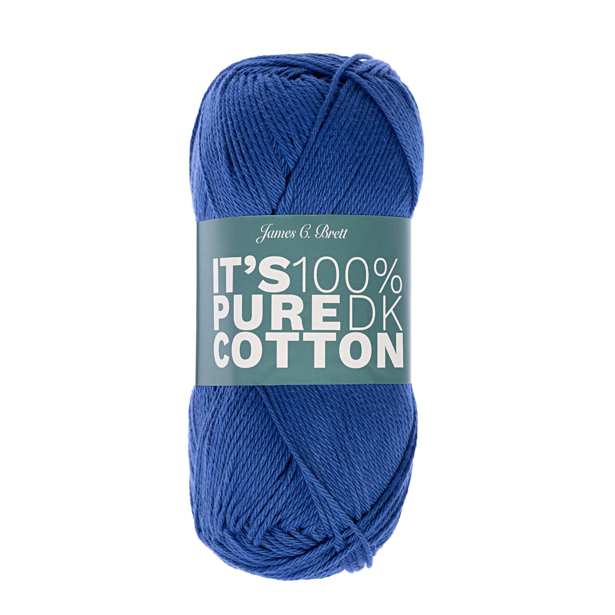 James C Brett Electric Blue It’s Pure Cotton Yarn 100g