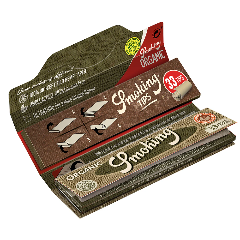 Smoking Organic Kingsize Papers + 33 Tips