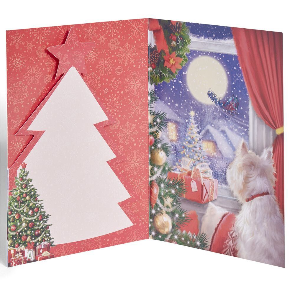 Carte de voeux No&euml;l 12x17cm (plusieurs modèles)
