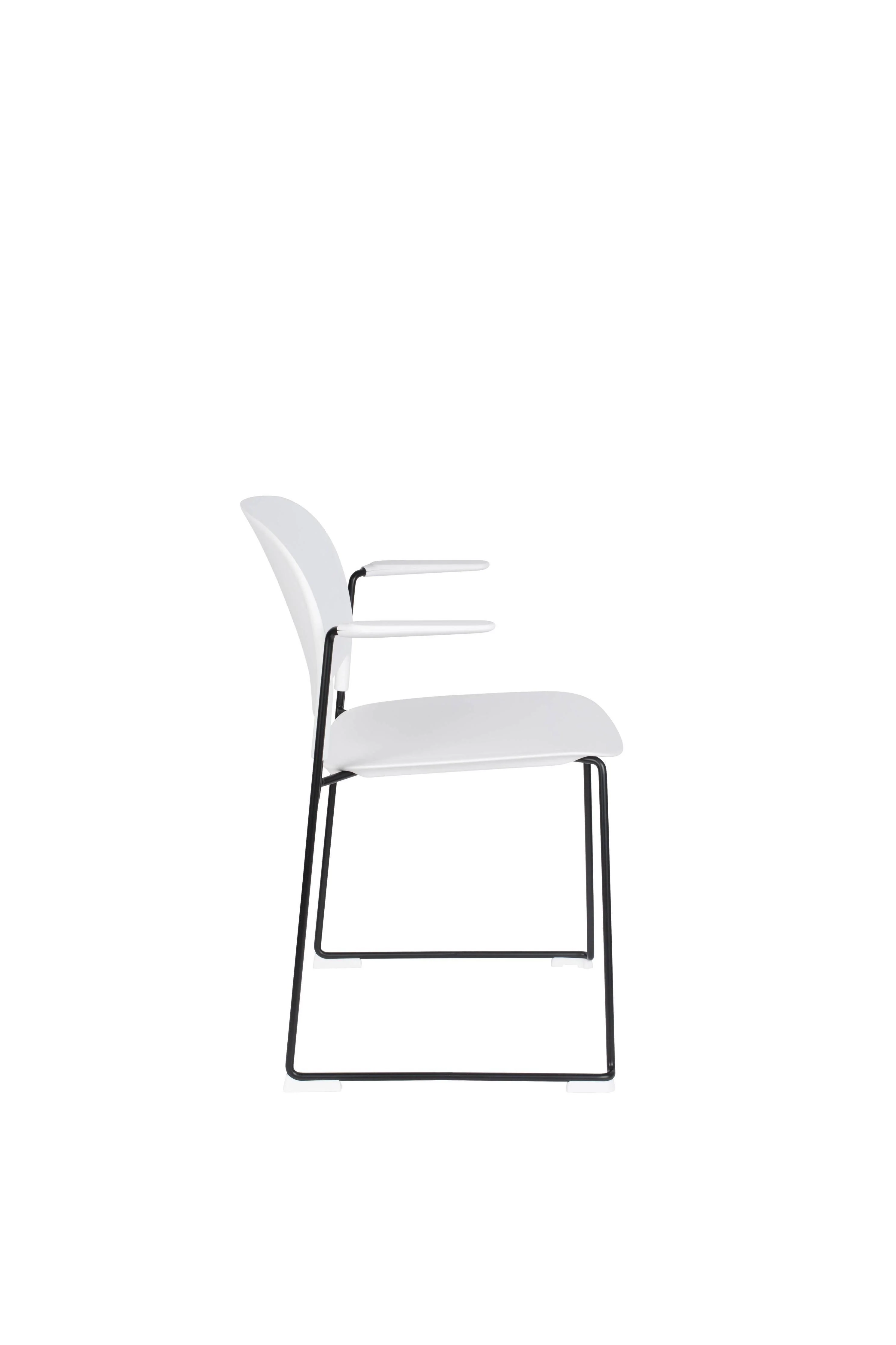 Set van 4 eetkamerstoelen Bradney met armleuning