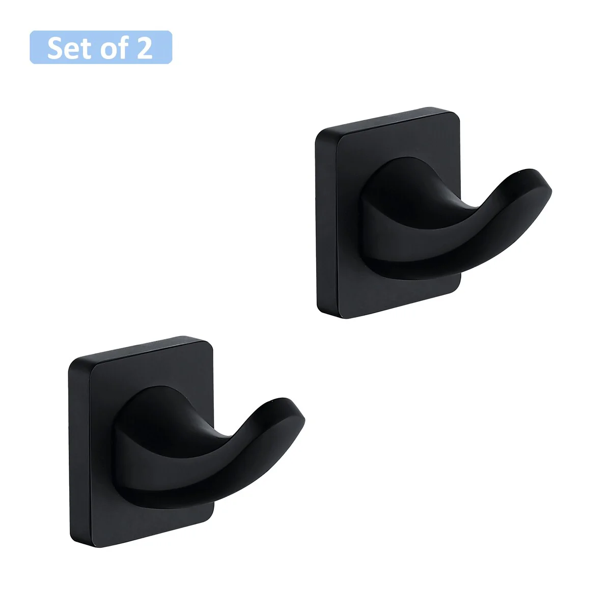 Wall Mounted 2 Pack Towel Hook Rustproof Coat Hook