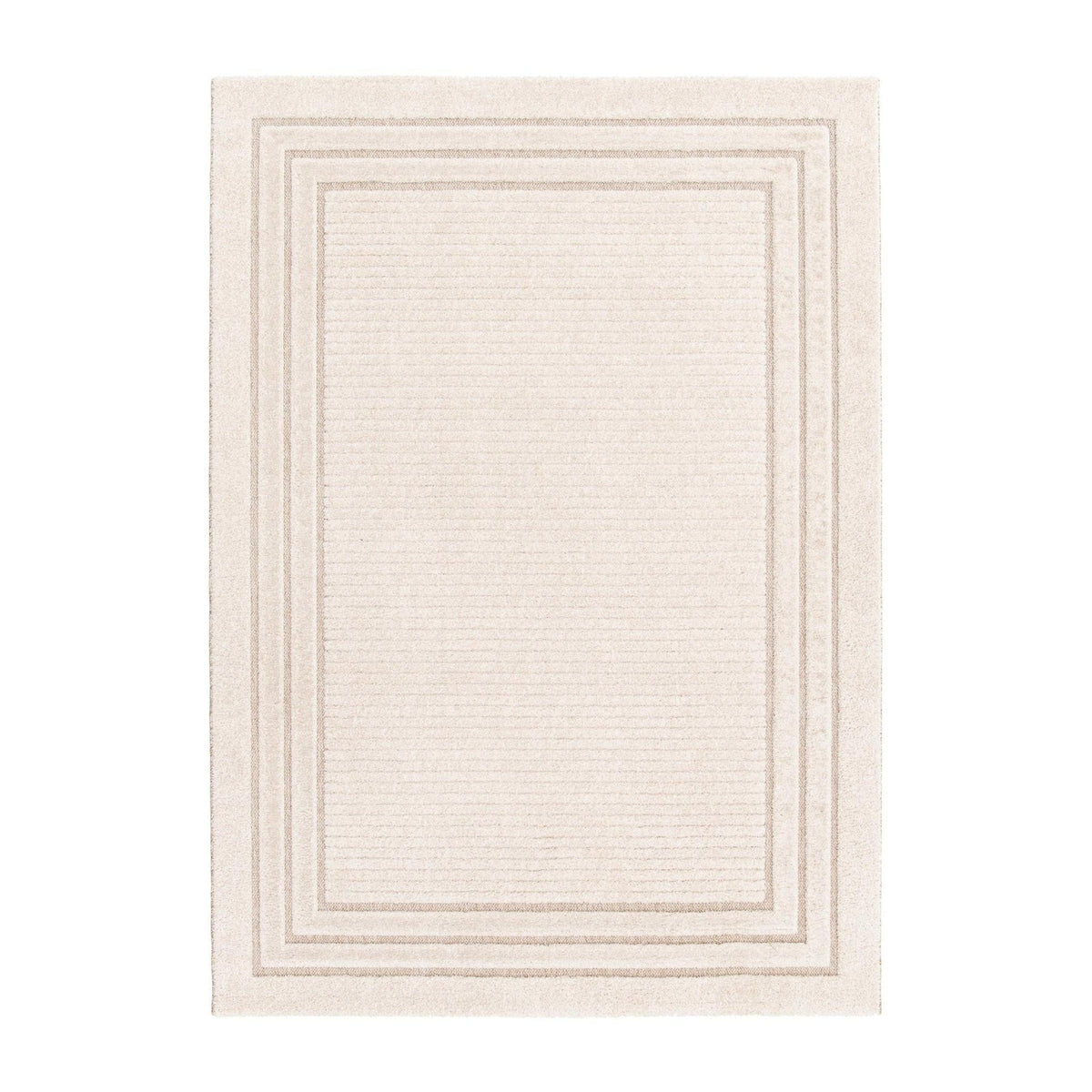 AFK Living vloerkleed Esmee - reliëfeffect - beige - 120 x 170 cm