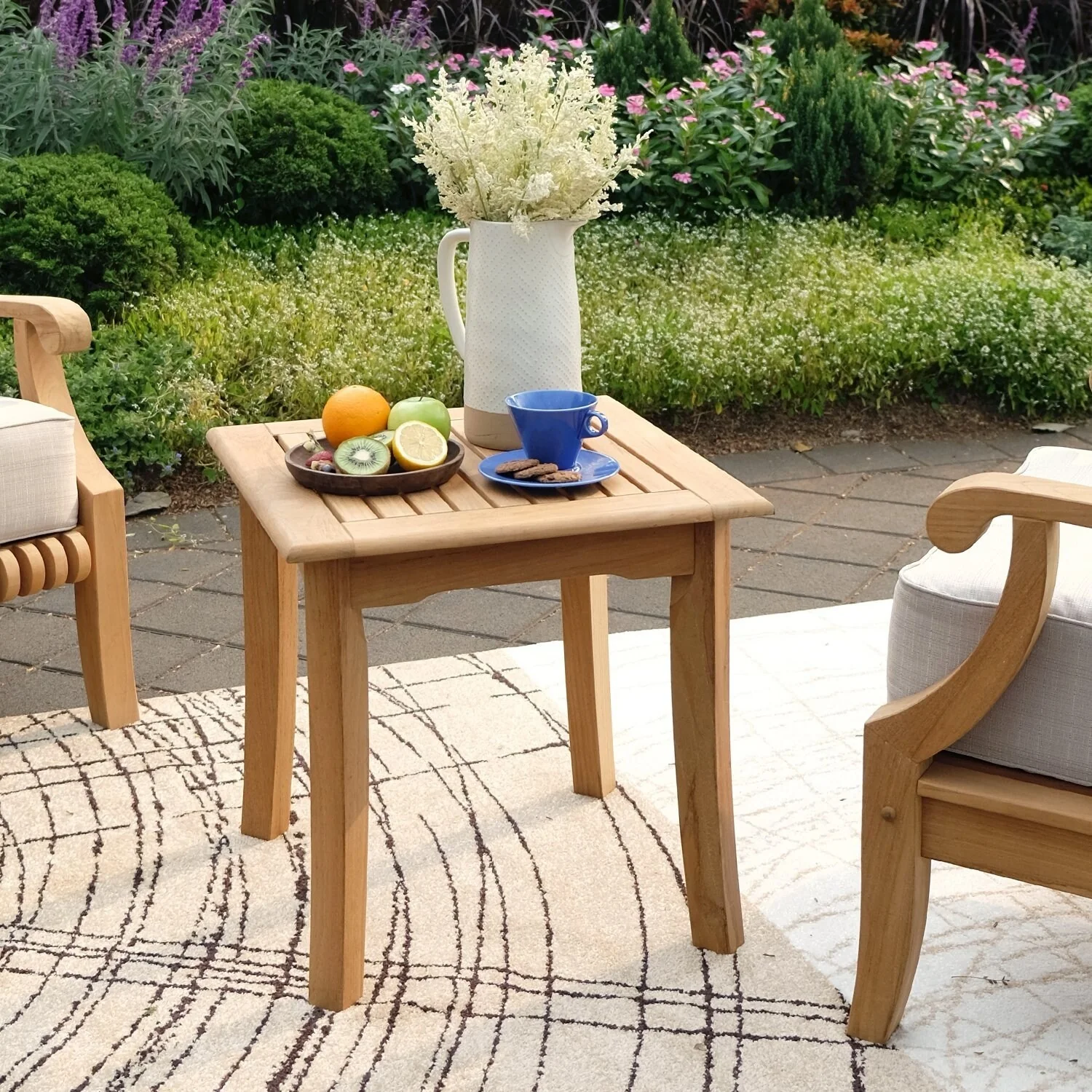Cambridge Casual Chara Teak Outdoor Side Table