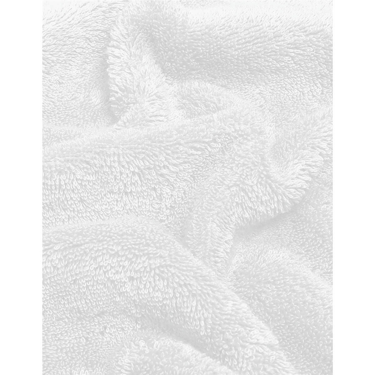 SENSILK - Maxi drap de bain 600 gr/m²  blanc 100x150 cm