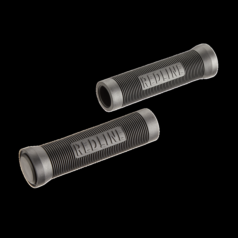 Redline Comfort BMX Bike Handlebar Grips, Slip-Resistant, Black, 125-mm