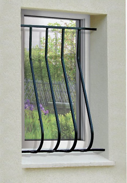 Grille de Defense Galbee Simple pour Fenetre H 125 cm x L 100 cm (côte tableau)