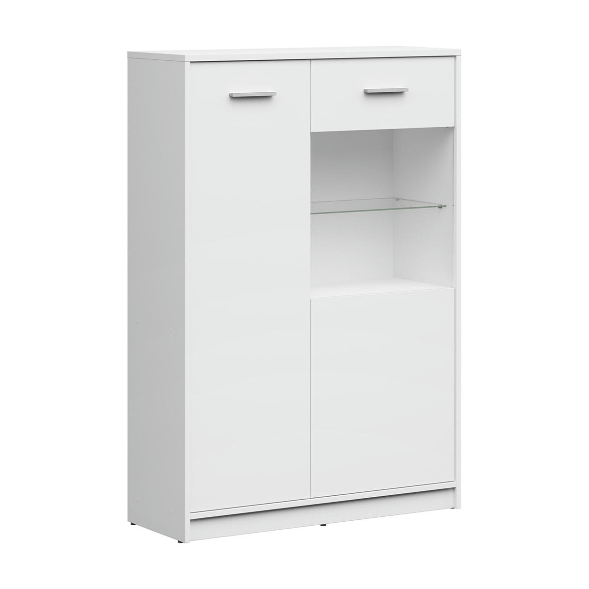 - Vaisselier 2 portes stratifiés blanc