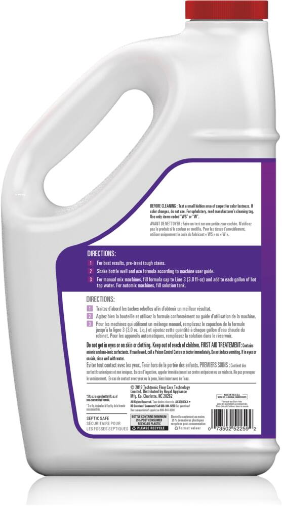 Hoover Paws & Claws Deep Clean & Neutralize Carpet Cleaning Formula, 3.78-L