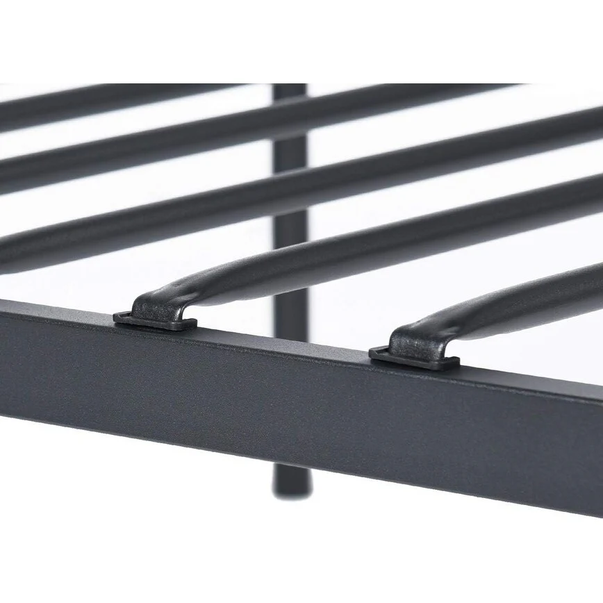 Twin Size Bed Frame Platform Metal with Headboard/Underbed Storage/Steel Slats, Heavy-Duty Mattress Foundation