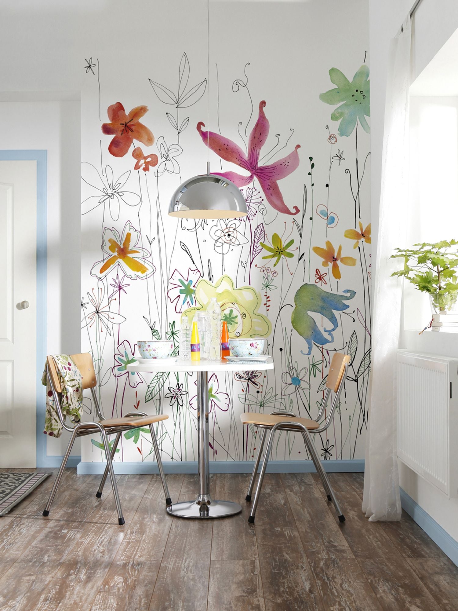 Komar fotobehang Joli multicolor - 184 x 248 cm - 611108