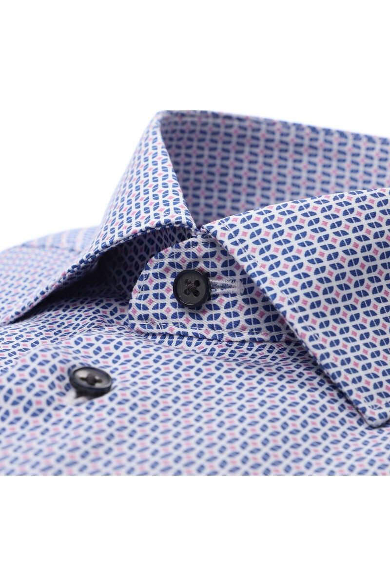 ETERNA Slim Fit Hemd rosa, Bedruckt