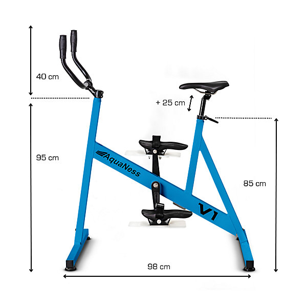 Aquaness - Aquabike V1 - Vélo de piscine