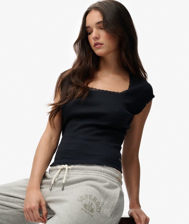 Athletic Essentials Square Neck Top