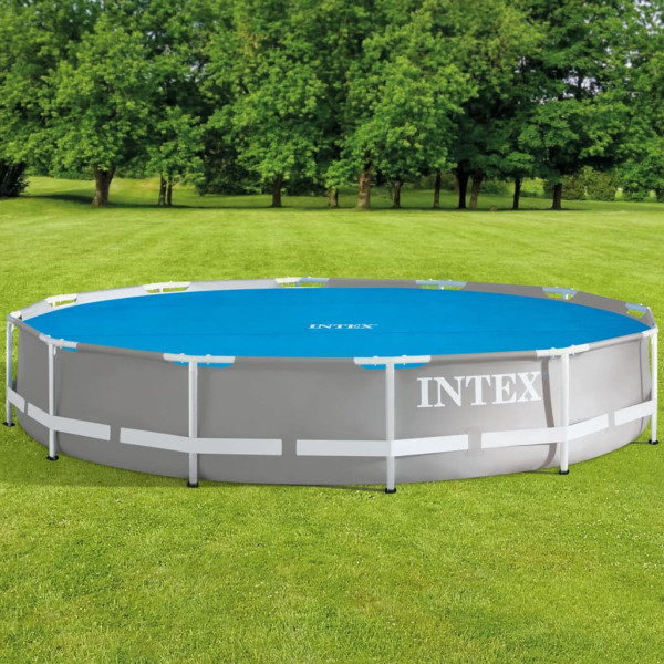 Plandeka solarna do basenu Niebieski 348 cm Polietylen INTEX