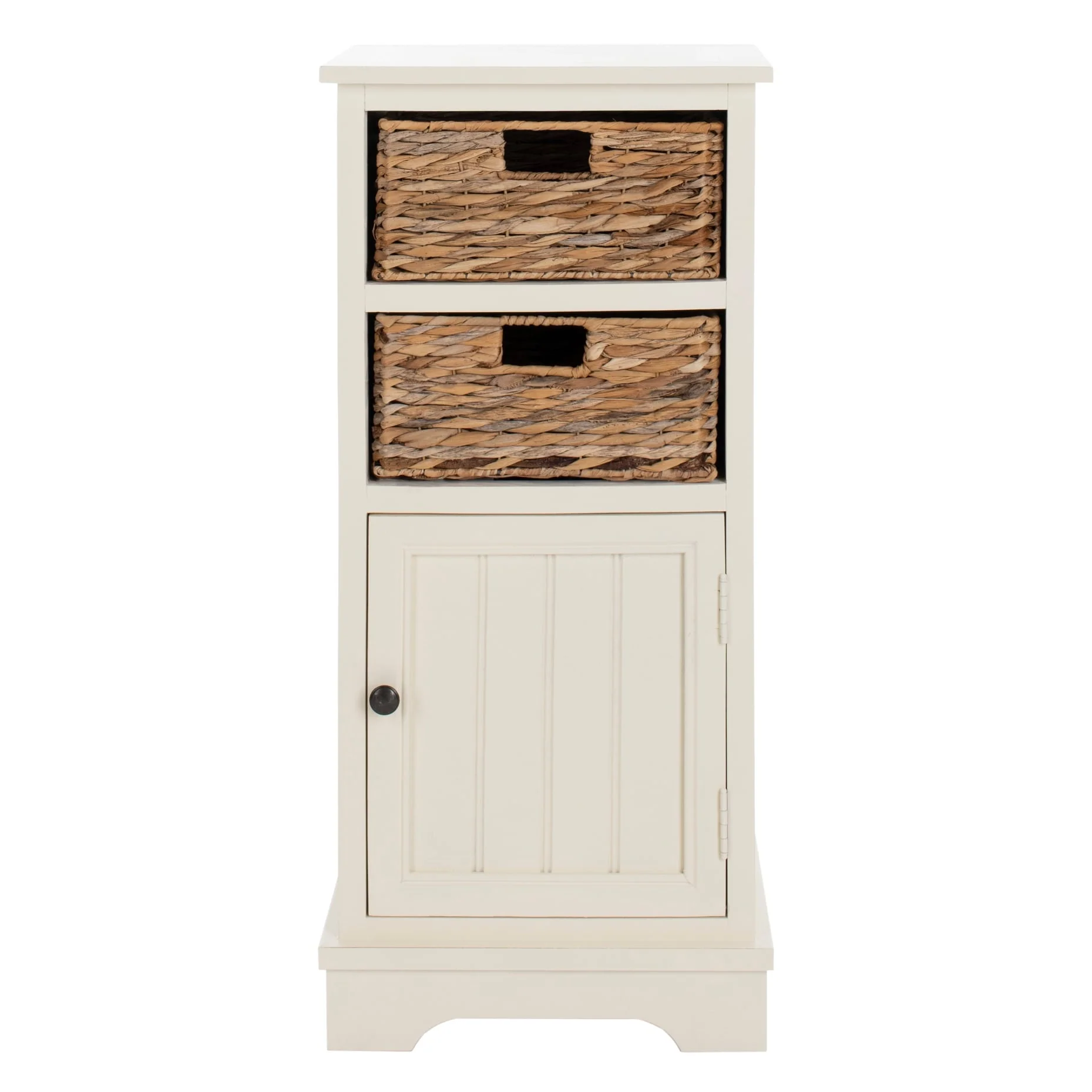 SAFAVIEH Golda Distressed White Cabinet