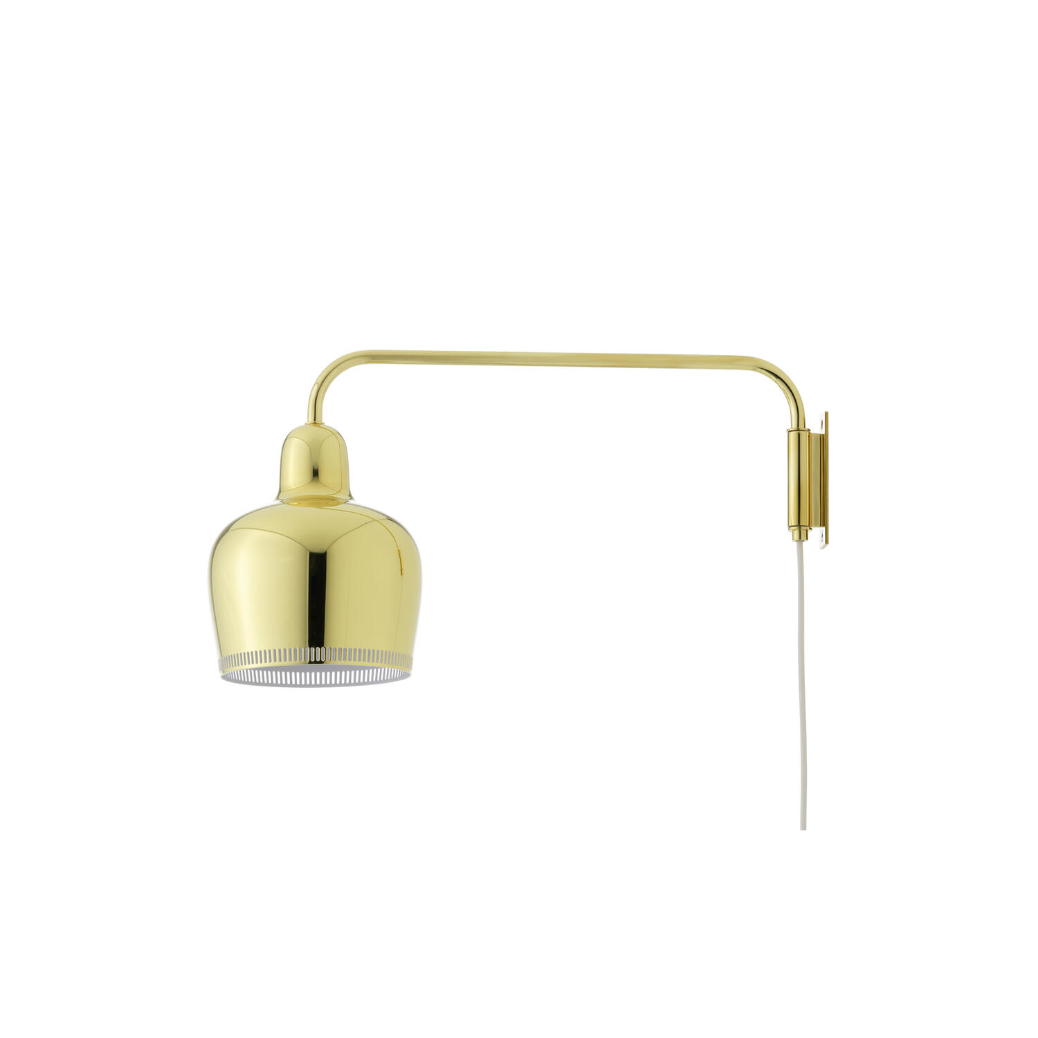 Wall Light A330S Golden Bell, brass