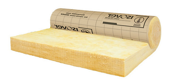 Laine de verre Murs ISOVER ép.120 mm - Rouleau kraft 2,7 x 1,2 m R. 3,75 m².K/W