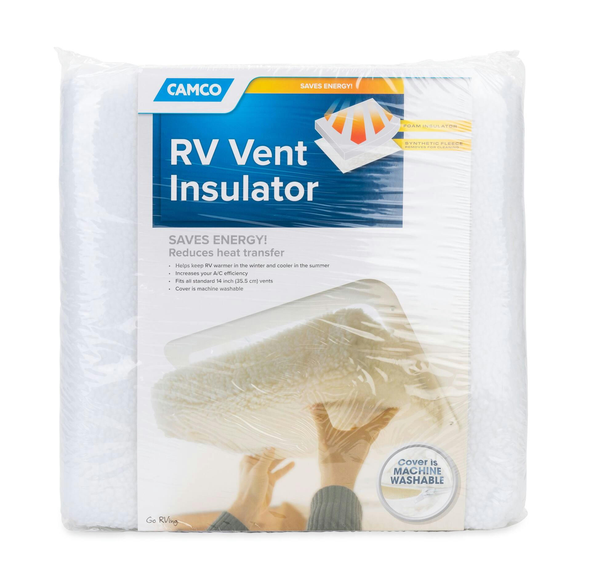 CAMCO 45195 Standard RV Vent Insulator, 14-in x 14-in