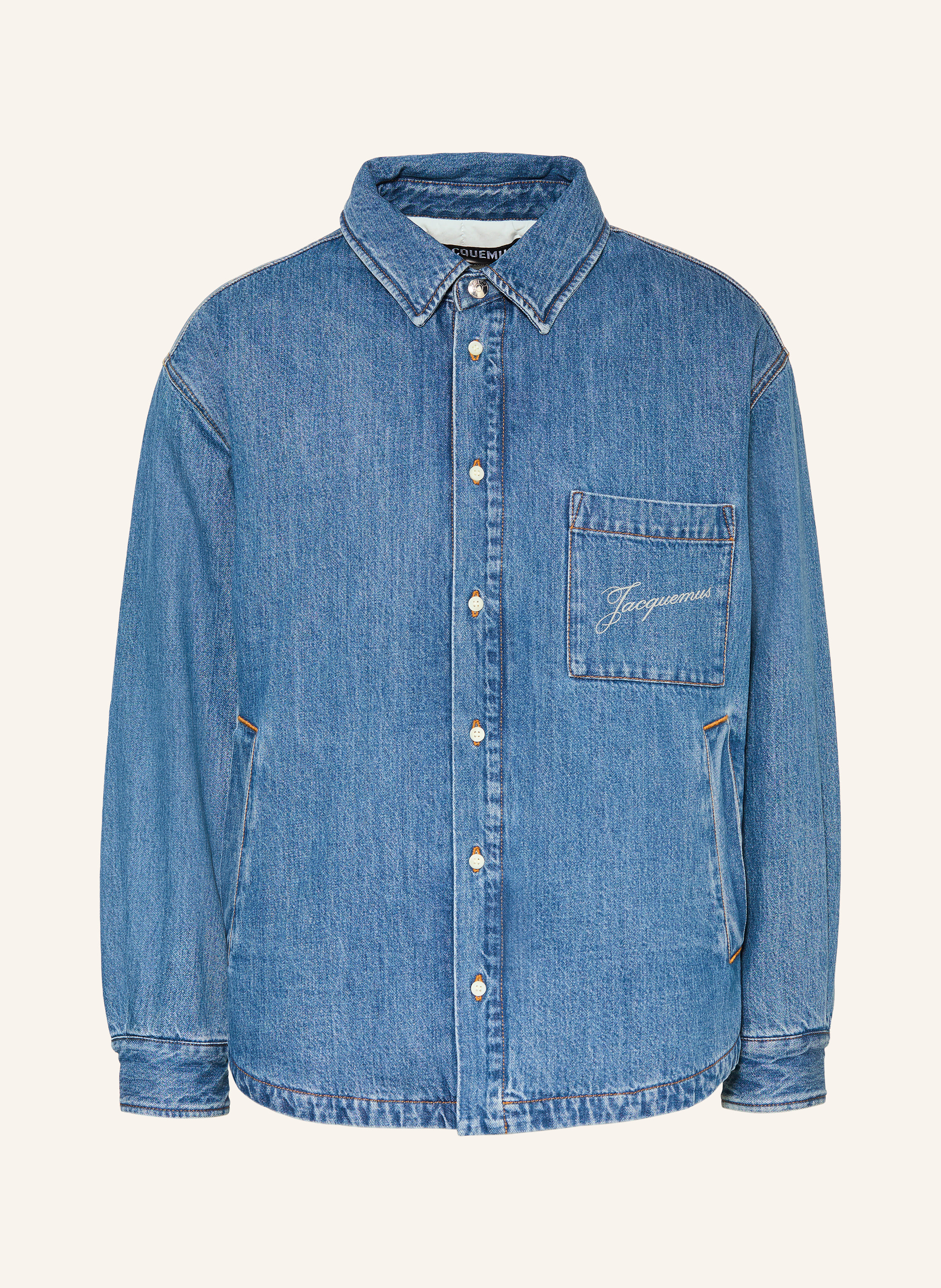 JACQUEMUS Jeans-Overjacket LA CHEMISE BOULANGER