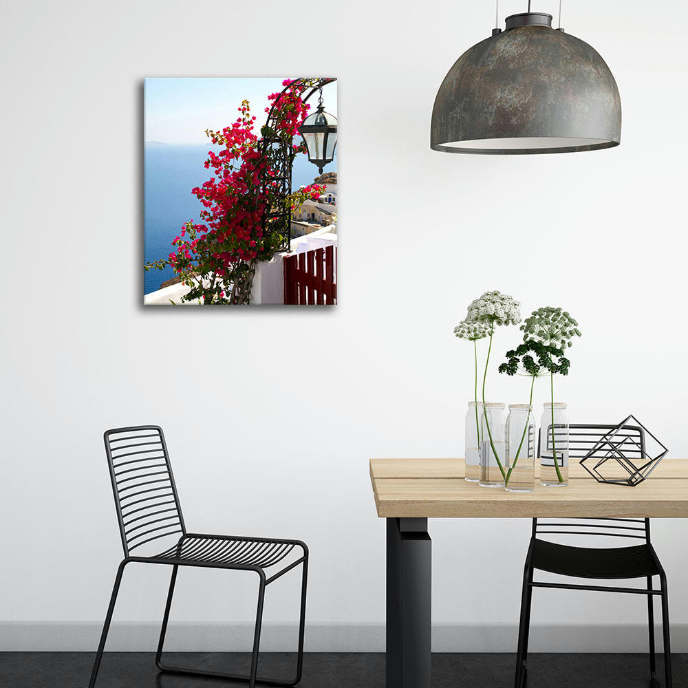 - Tableau Coup D'Oeil sur la Calme Quotidienne à la Mer 80x100cm