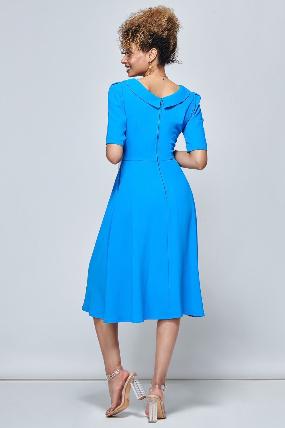 Jolie Moi Gemma Belted Midi Dress