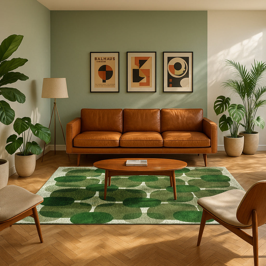 Lola & Moi Café Vloerkleed - Hedgerow Green - 170 x 240 cm