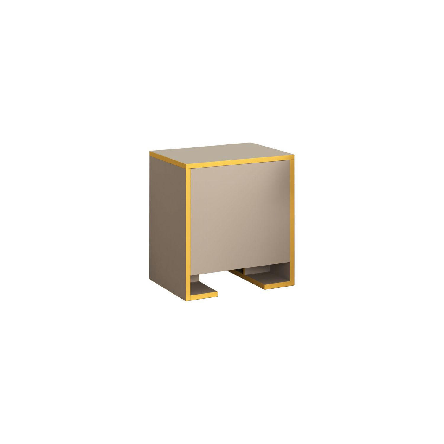 PAYTI - Table de chevet beige