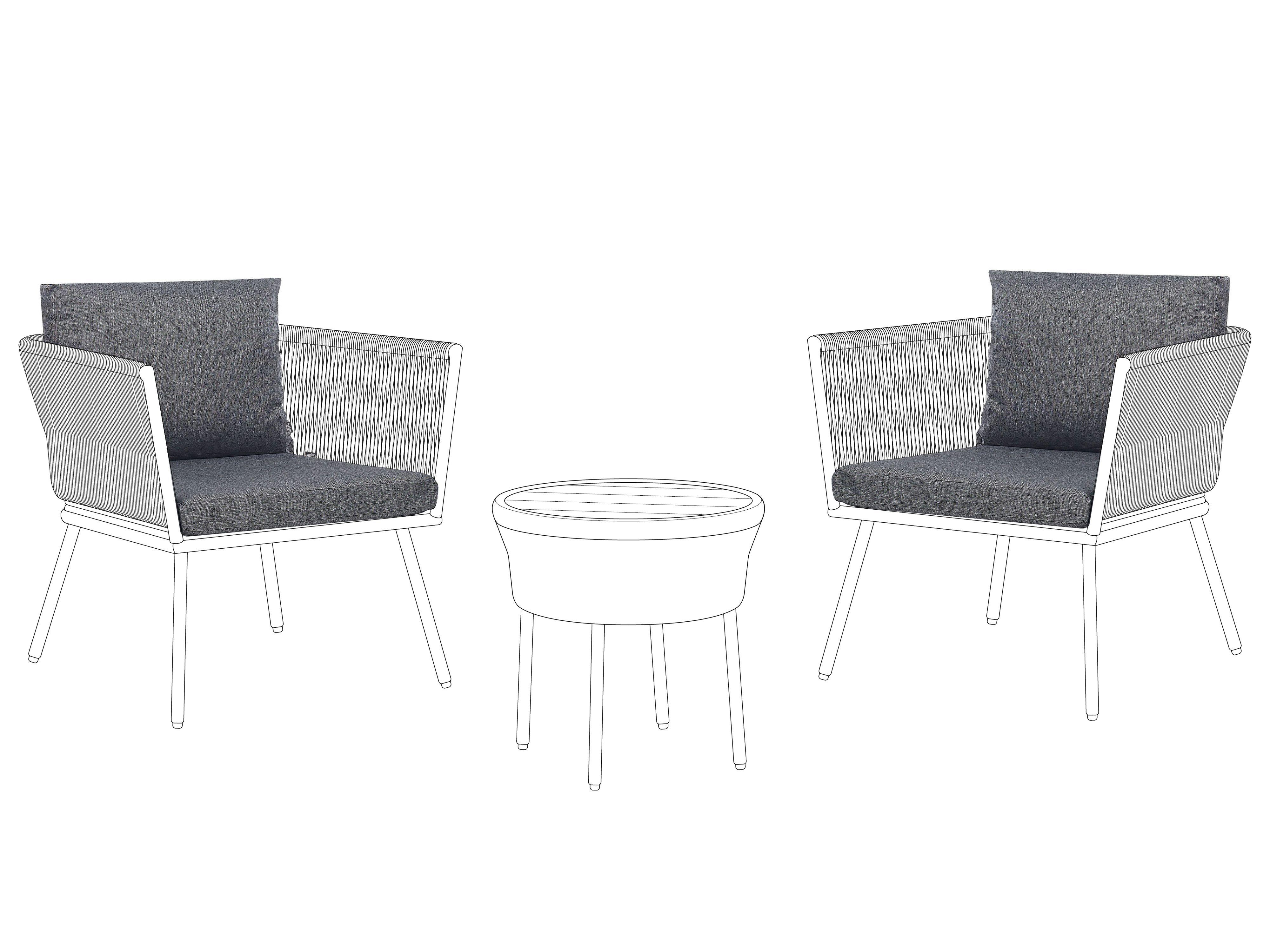 Outdoor Cushion Cover Set GARGANO Grey