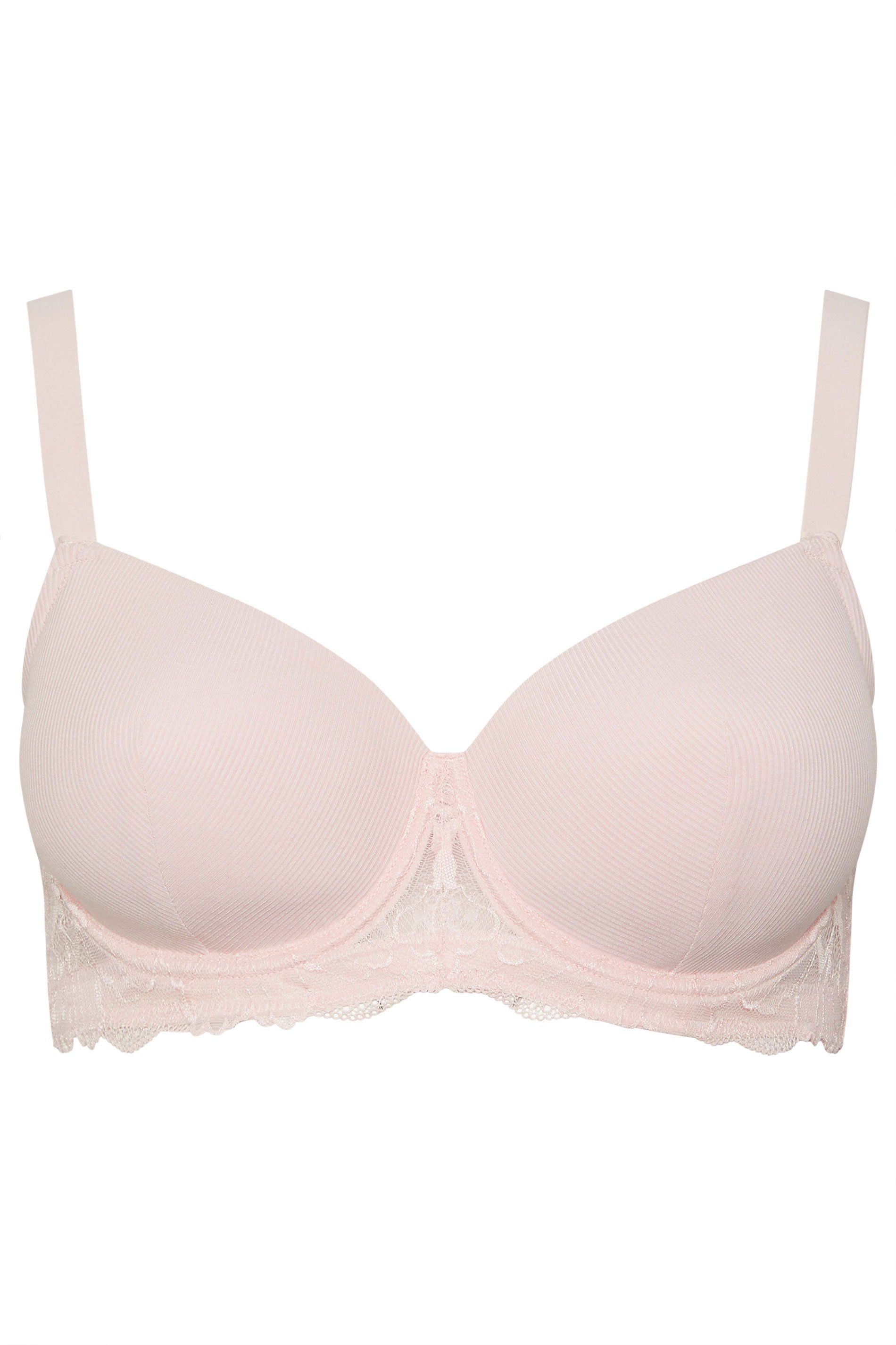 Yours Soft Touch Ribbed Underwired Bra
