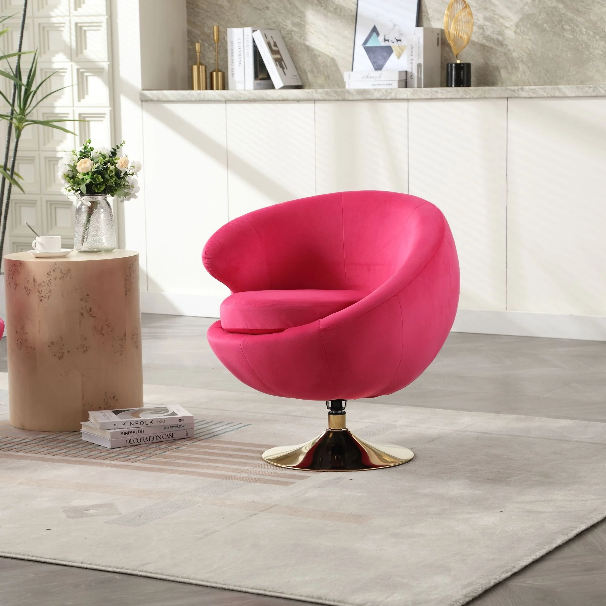 Stable and durable high quality swivel chair for living room