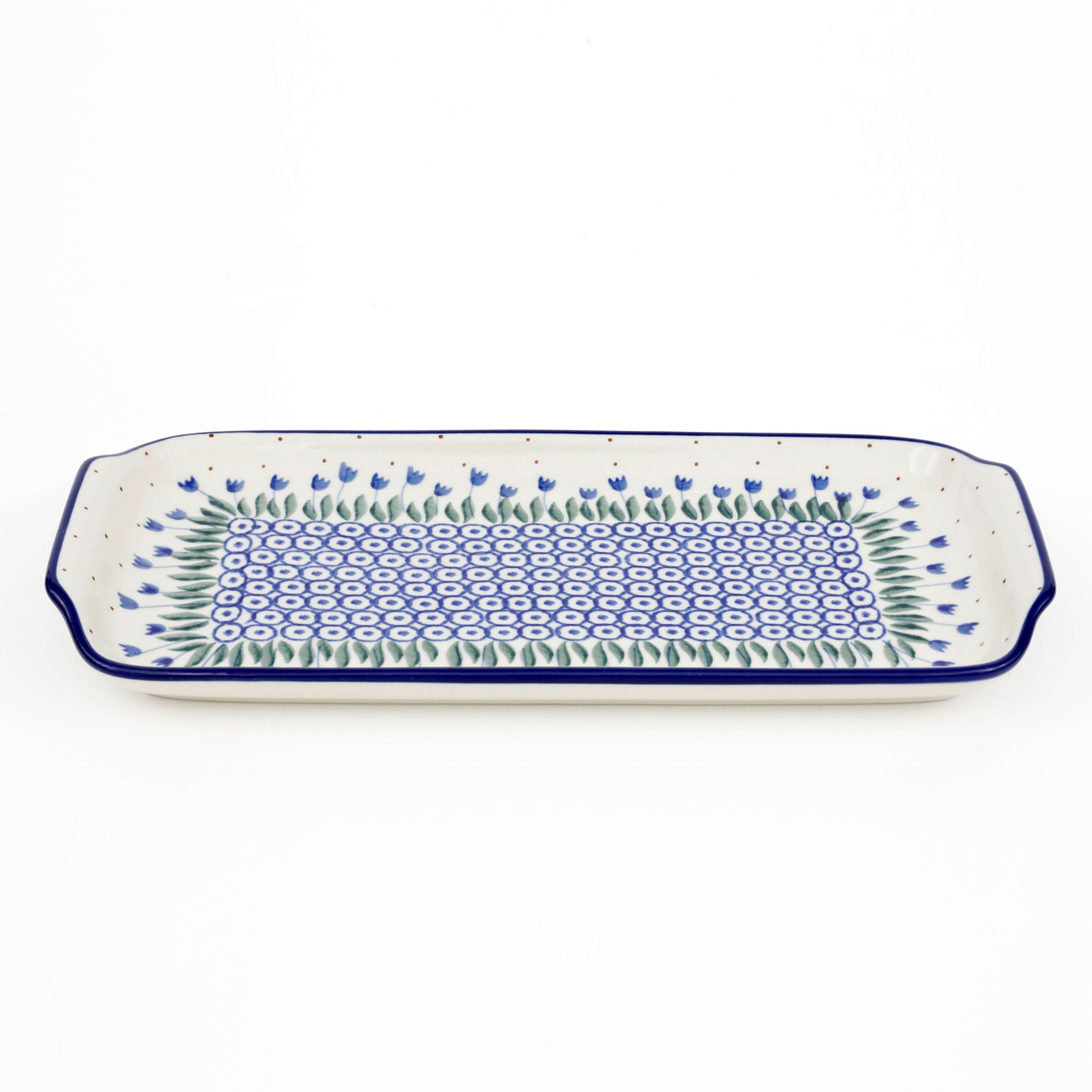 Tacka z uszkami 410 32/14,5 cm  490AX Tulipany