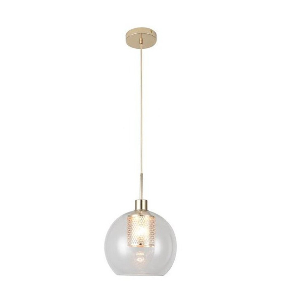 Lampa wisząca złoto-przezroczysta Philana 1xE27x60W Rabalux