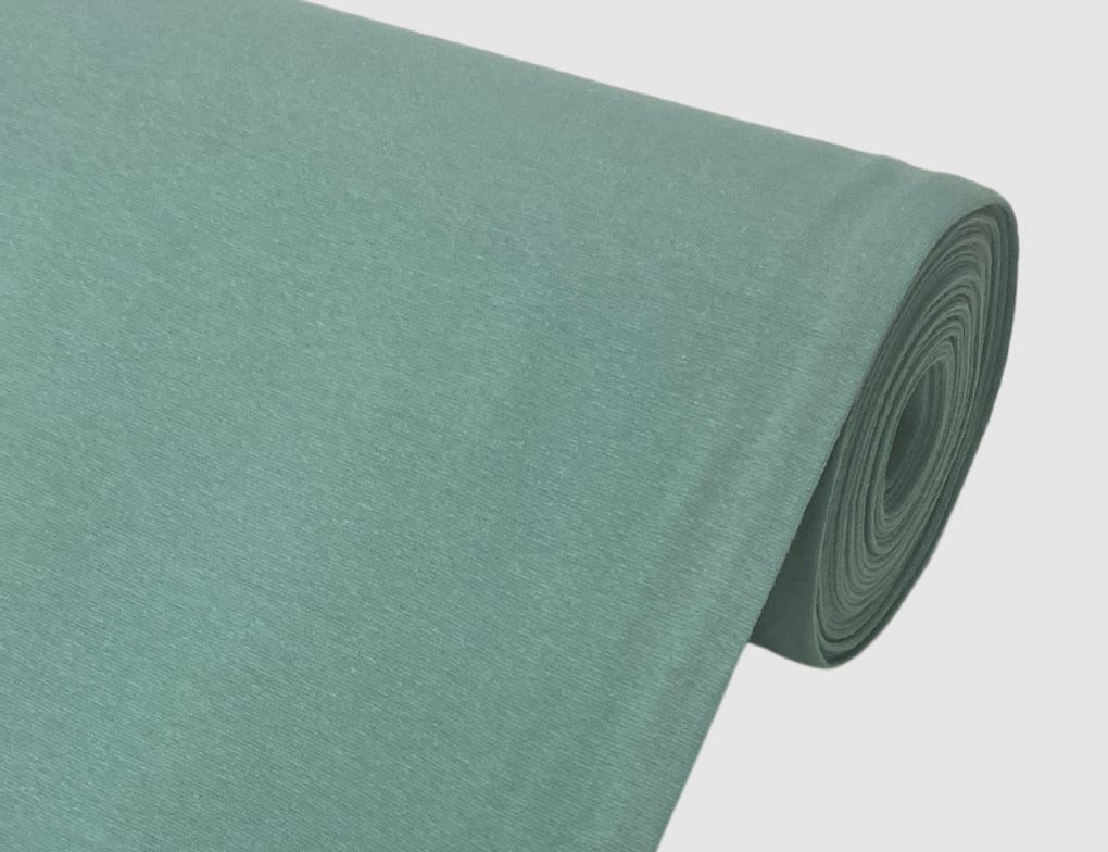 Bündchenstoff Uni Mint