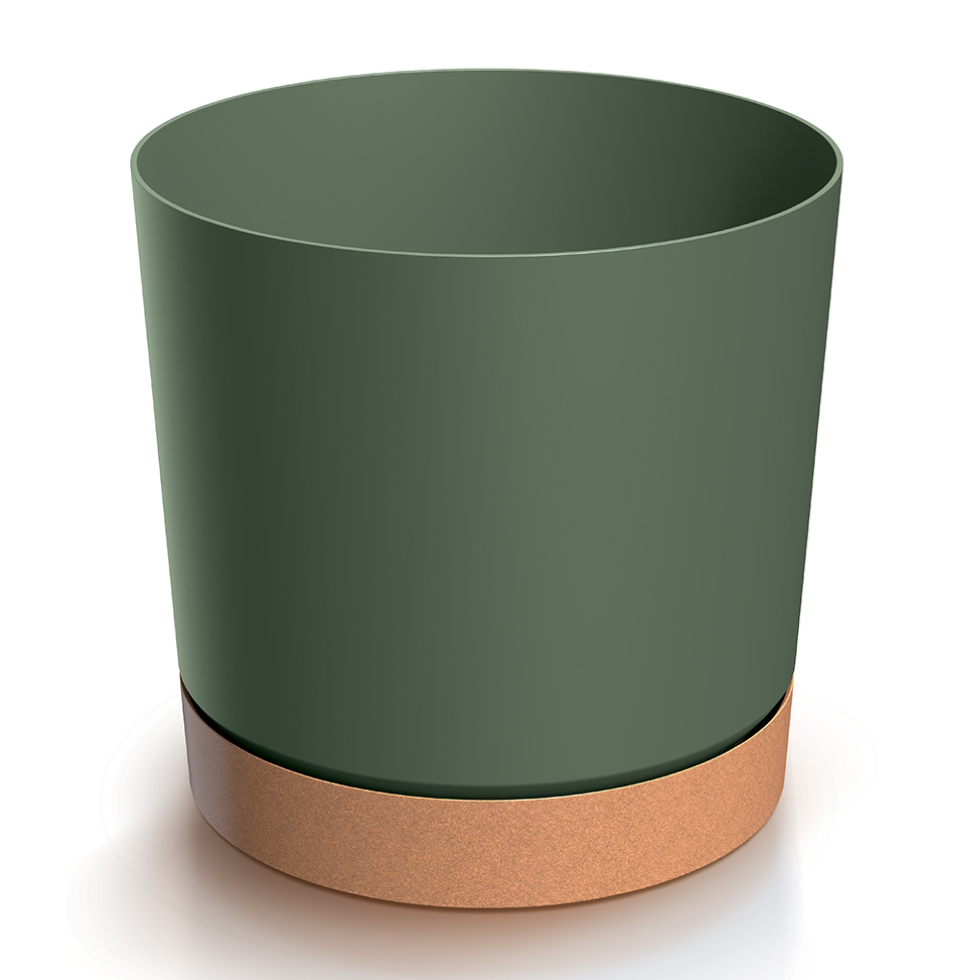 Donica ogrodowa Tubo PM 23,9 cm zielona pinia PROSPERPLAST