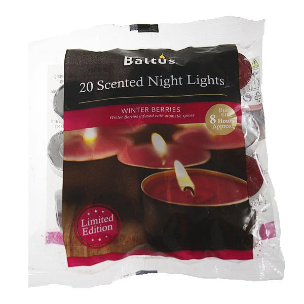 Baltus Night Lights mixed Berries 20 Pk