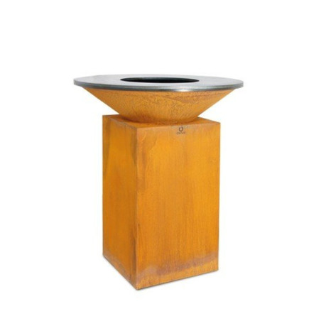 Pack brasero Classic 85 Corten   couvercle - OFYR