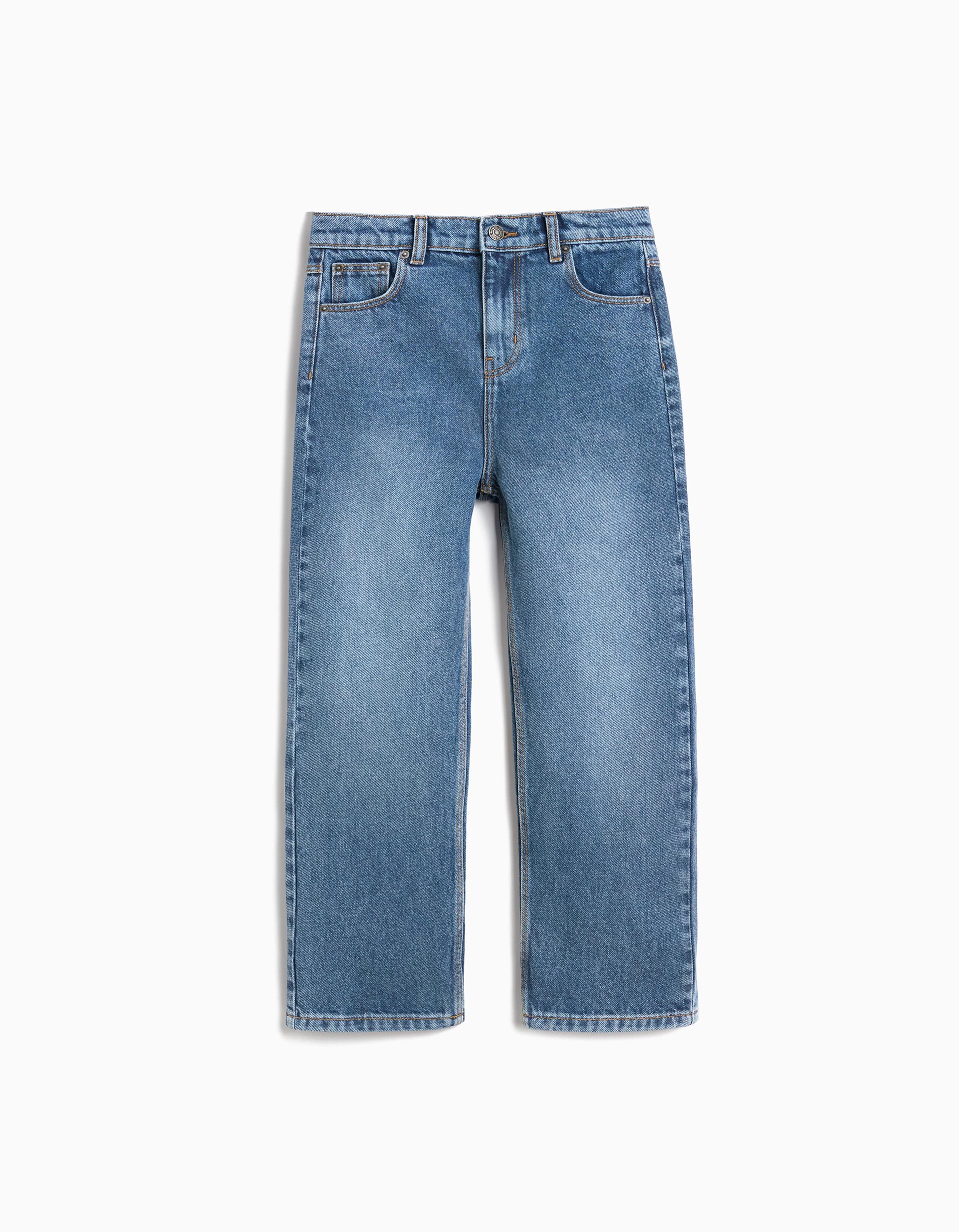 Calças de Ganga 'Regular Fit', Menino, Azul