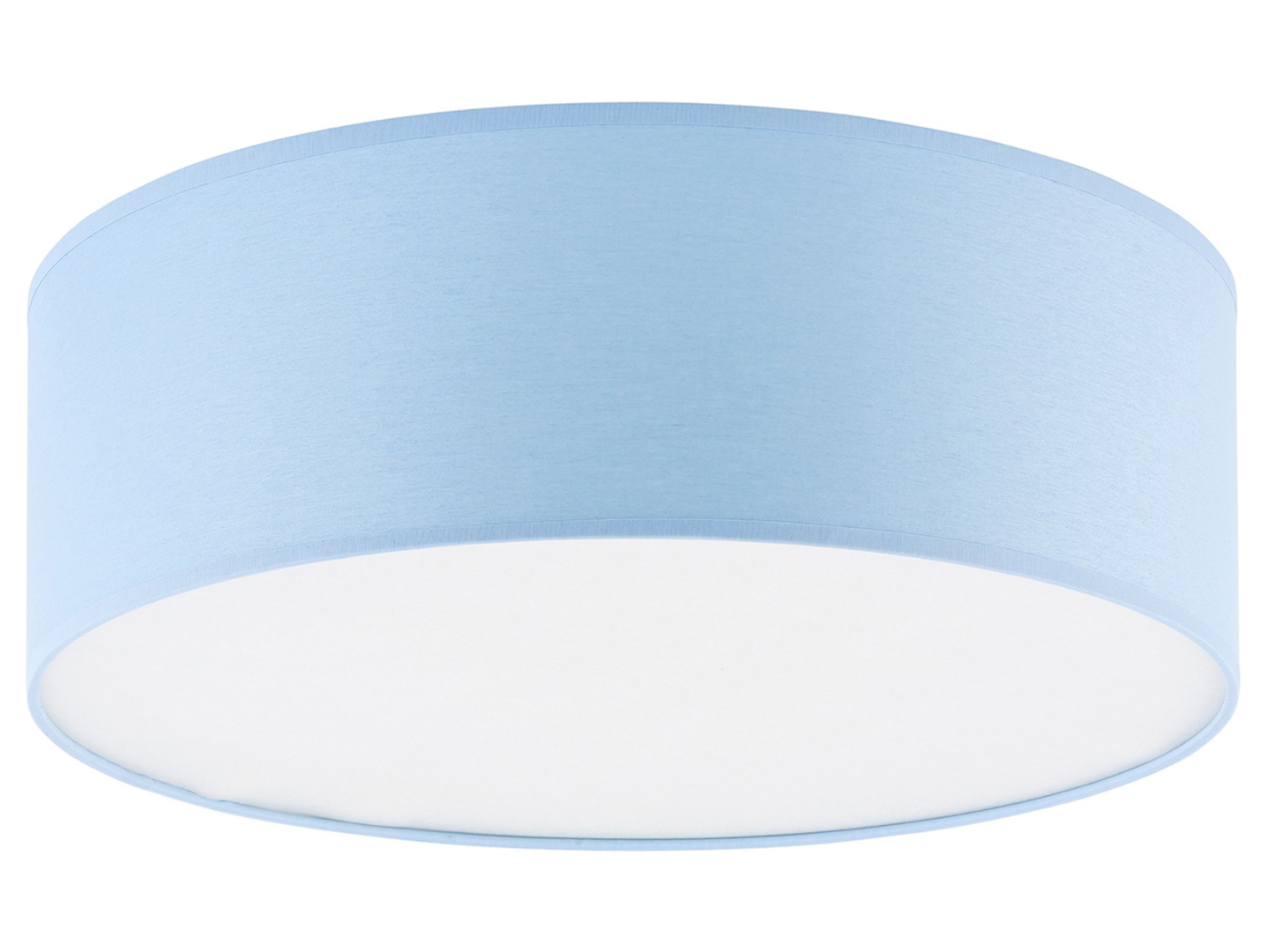 Lampa sufitowadziecięca Rondo tkaninowa niebieska